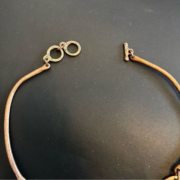 Elegant Copper Statement Necklace - Picture 3 of 3